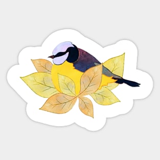 Little Blue Tit Sticker